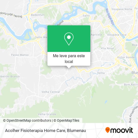 Acolher Fisioterapia Home Care mapa