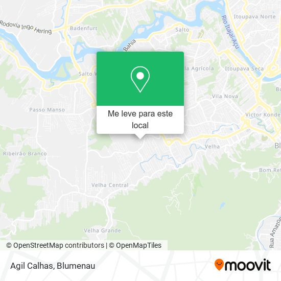 Agil Calhas mapa
