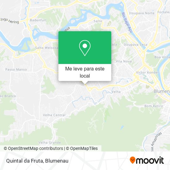 Quintal da Fruta mapa