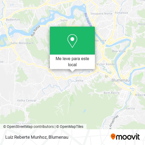 Luíz Reberte Munhoz mapa