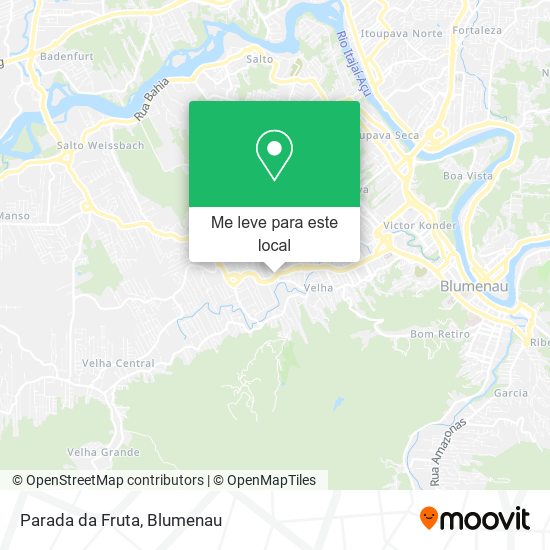 Parada da Fruta mapa