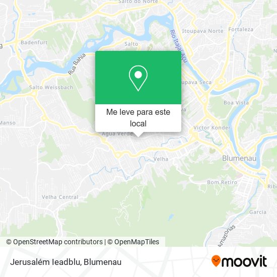 Jerusalém Ieadblu mapa