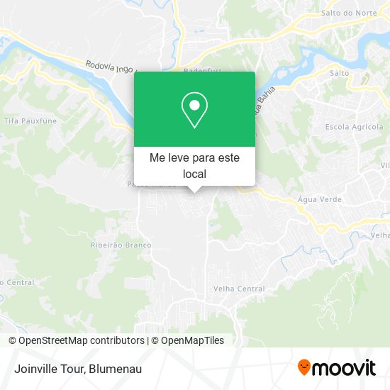 Joinville Tour mapa