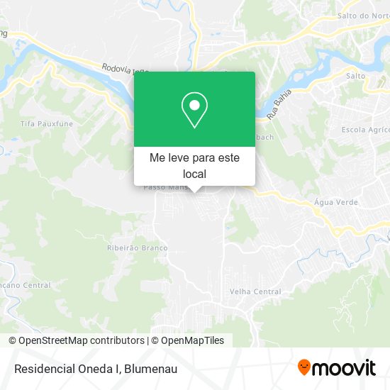 Residencial Oneda I mapa