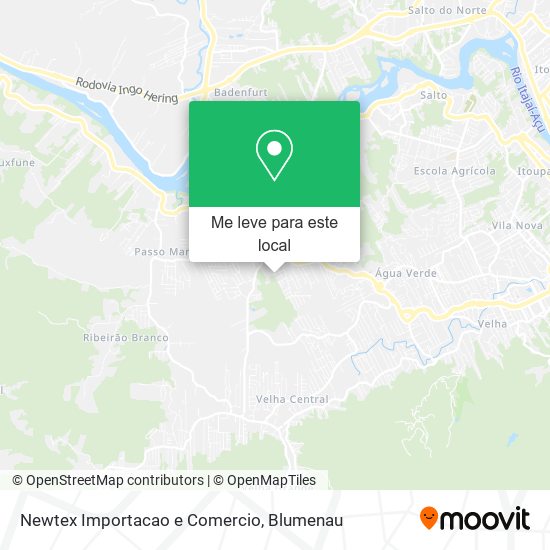 Newtex Importacao e Comercio mapa