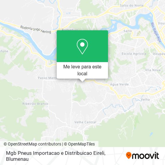 Mgb Pneus Importacao e Distribuicao Eireli mapa