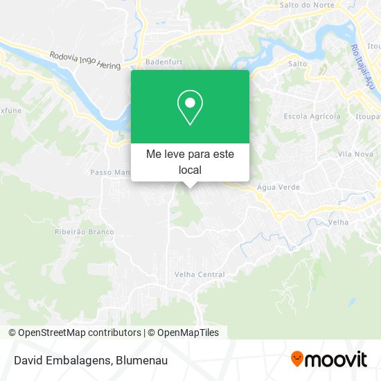 David Embalagens mapa