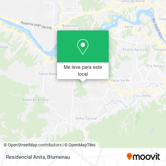 Residencial Anita mapa