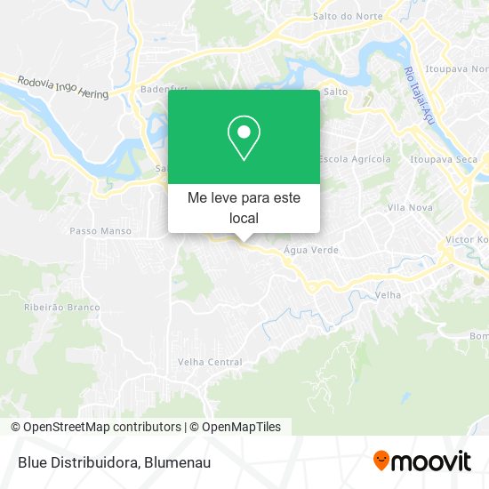 Blue Distribuidora mapa
