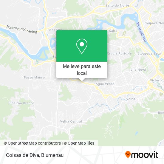 Coisas de Diva mapa