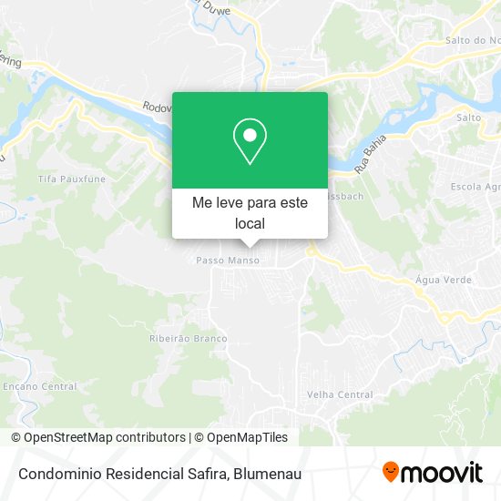 Condominio Residencial Safira mapa