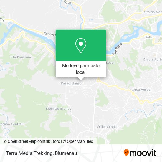 Terra Media Trekking mapa