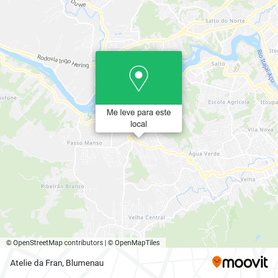 Atelie da Fran mapa