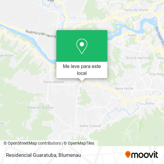 Residencial Guaratuba mapa