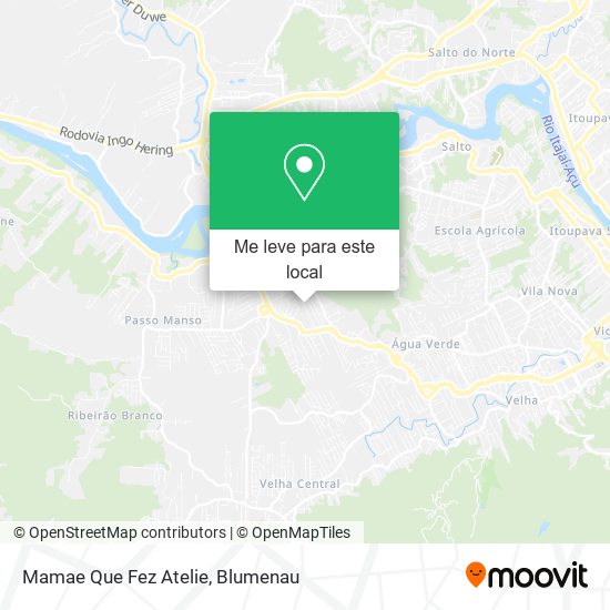 Mamae Que Fez Atelie mapa