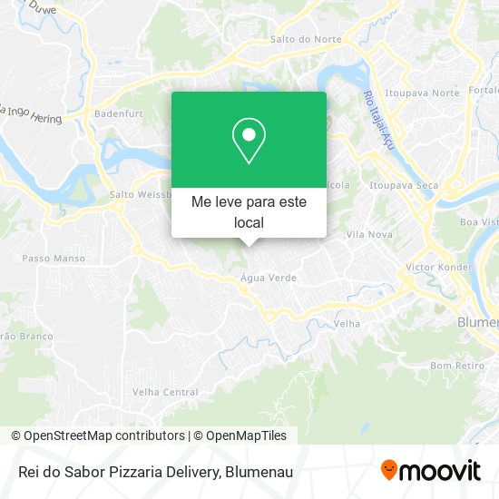 Rei do Sabor Pizzaria Delivery mapa