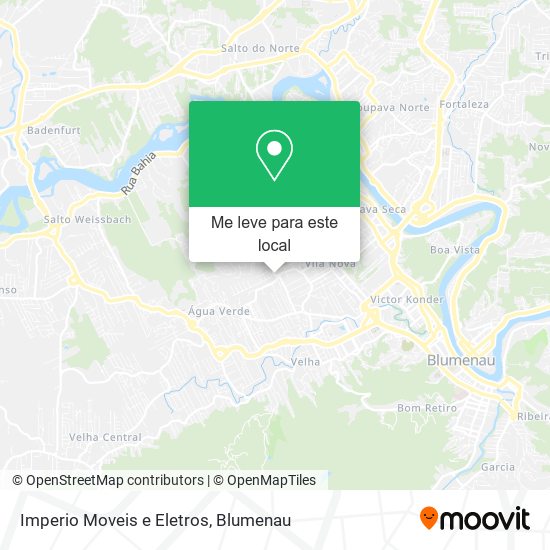 Imperio Moveis e Eletros mapa
