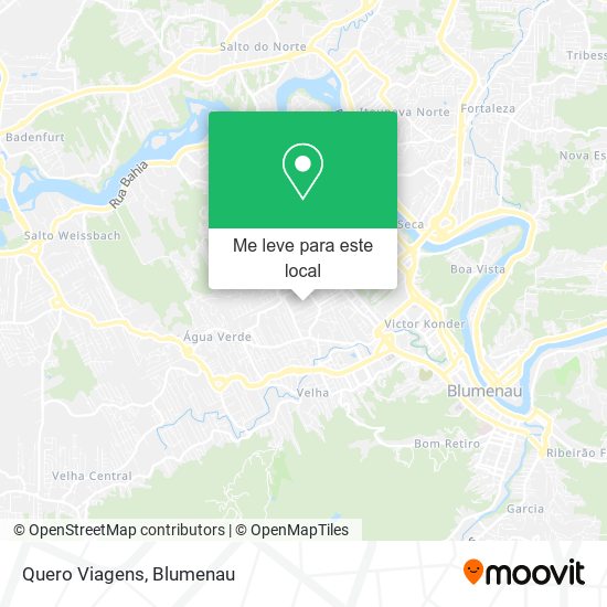 Quero Viagens mapa