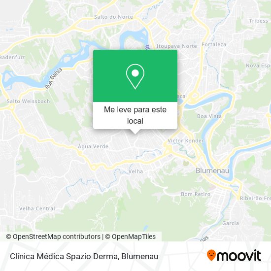 Clínica Médica Spazio Derma mapa