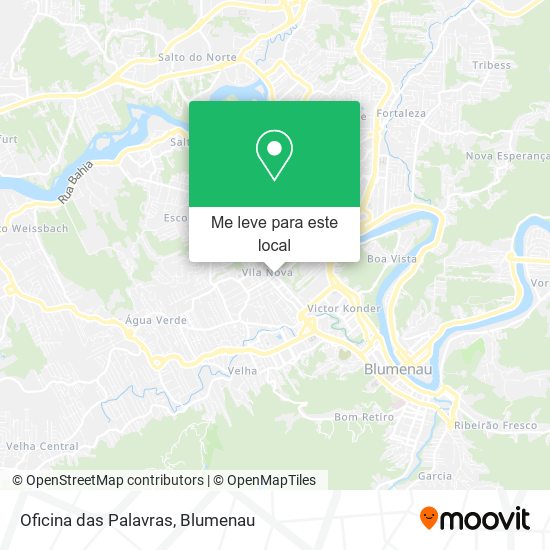 Oficina das Palavras mapa