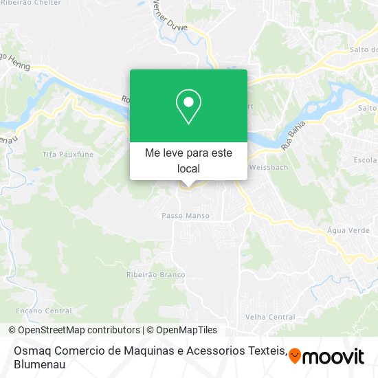 Osmaq Comercio de Maquinas e Acessorios Texteis mapa
