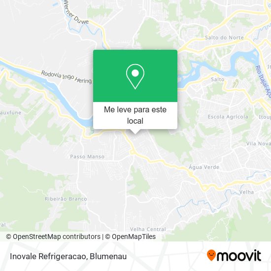 Inovale Refrigeracao mapa