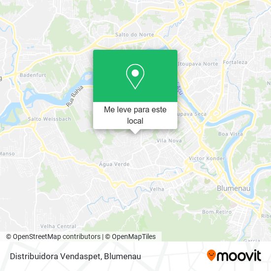 Distribuidora Vendaspet mapa