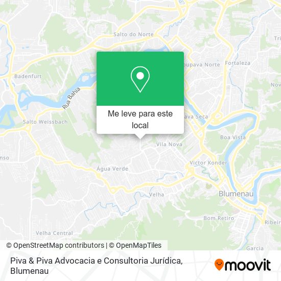 Piva & Piva Advocacia e Consultoria Jurídica mapa