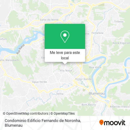 Condominio Edificio Fernando de Noronha mapa