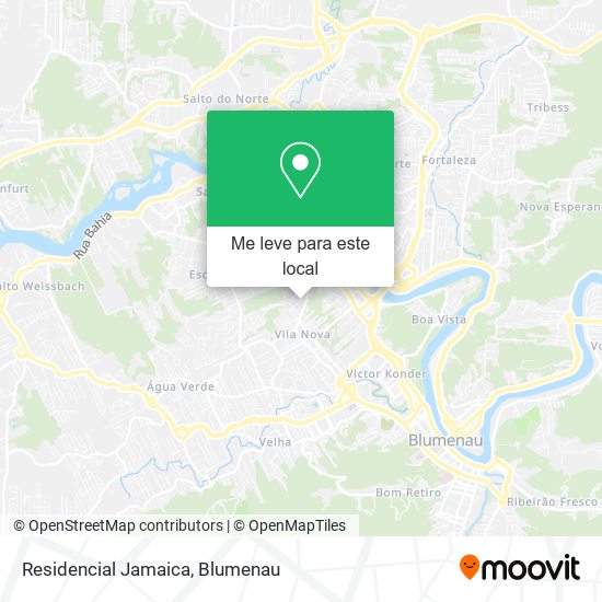 Residencial Jamaica mapa