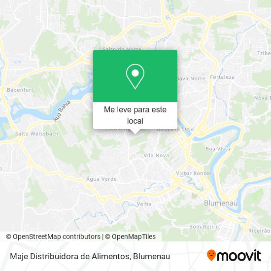 Maje Distribuidora de Alimentos mapa