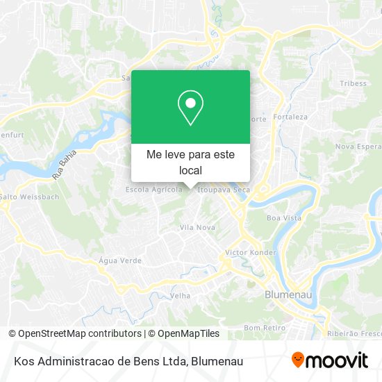 Kos Administracao de Bens Ltda mapa