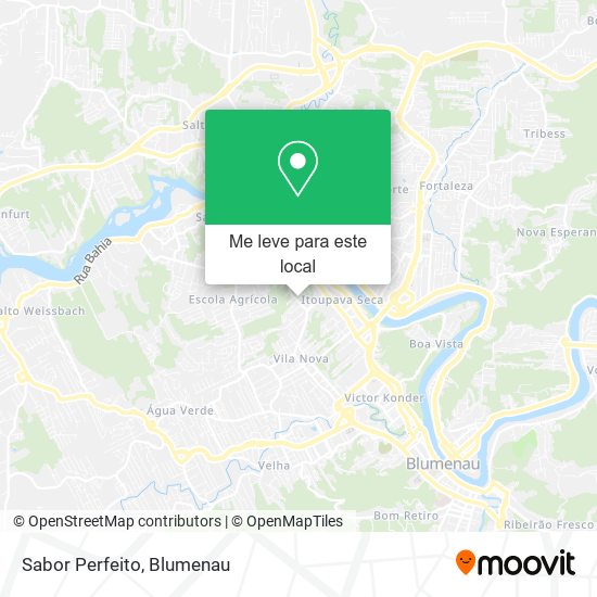 Sabor Perfeito mapa
