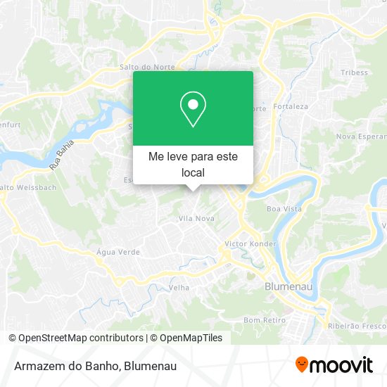 Armazem do Banho mapa