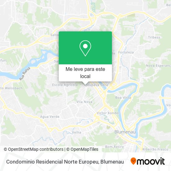 Condominio Residencial Norte Europeu mapa
