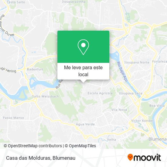Casa das Molduras mapa