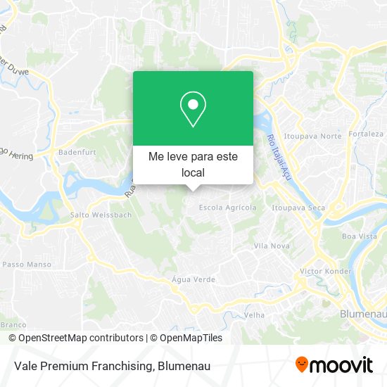 Vale Premium Franchising mapa