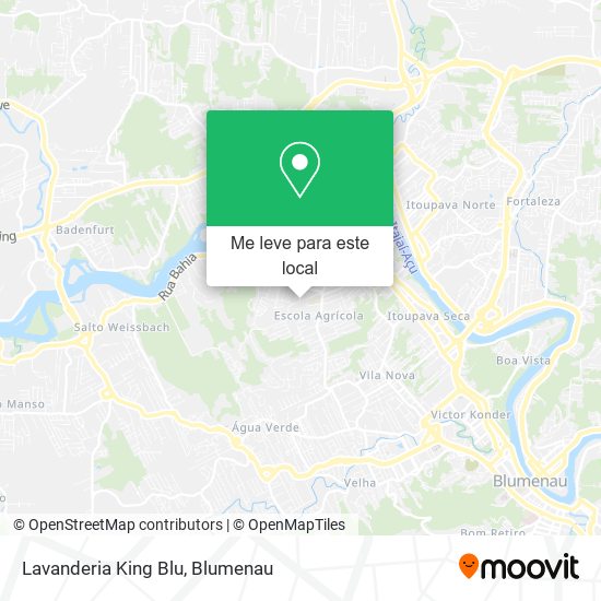 Lavanderia King Blu mapa