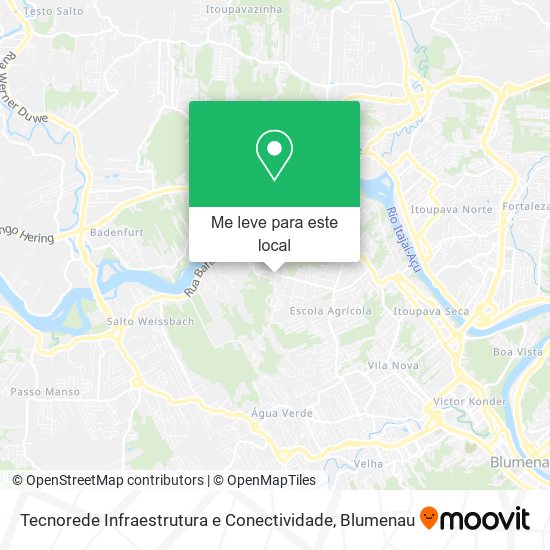 Tecnorede Infraestrutura e Conectividade mapa