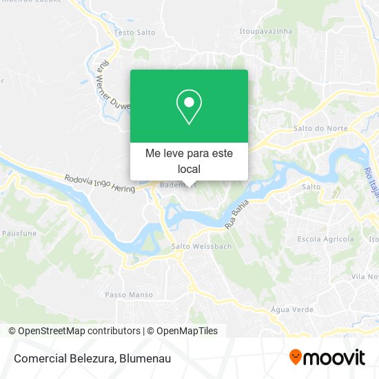 Comercial Belezura mapa