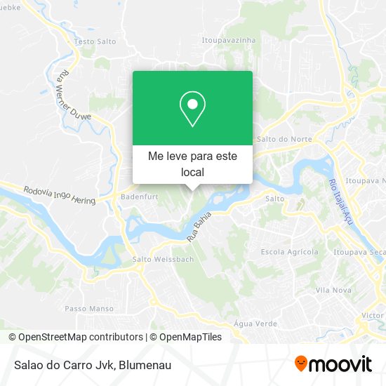 Salao do Carro Jvk mapa