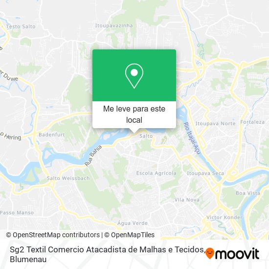 Sg2 Textil Comercio Atacadista de Malhas e Tecidos mapa