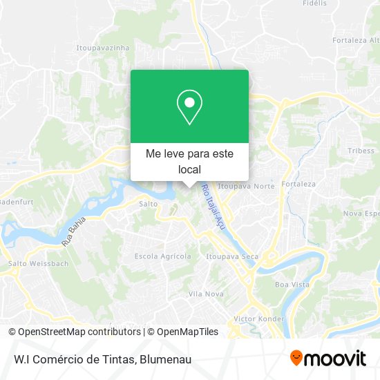W.I Comércio de Tintas mapa