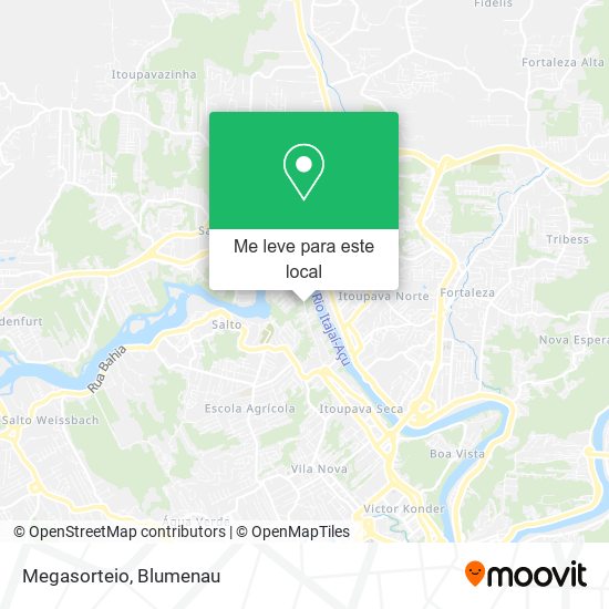 Megasorteio mapa