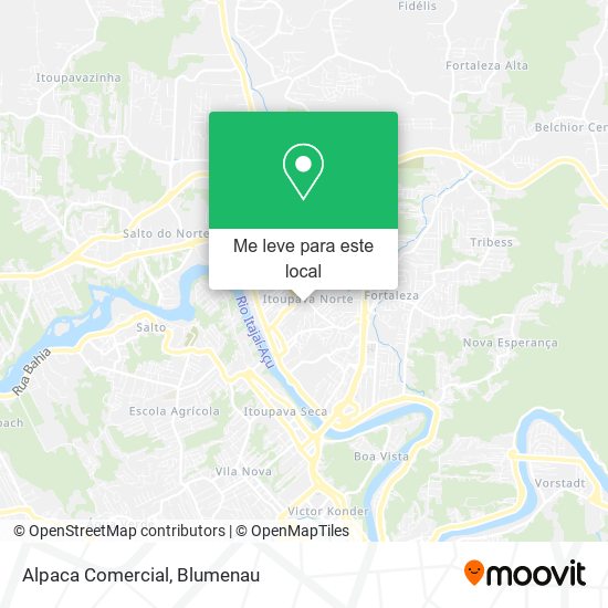 Alpaca Comercial mapa
