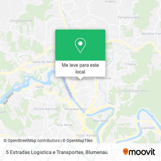 5 Estradas Logistica e Transportes mapa