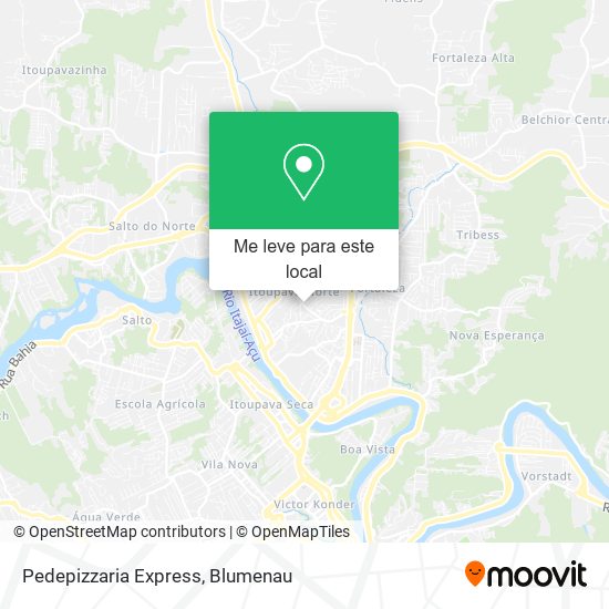 Pedepizzaria Express mapa