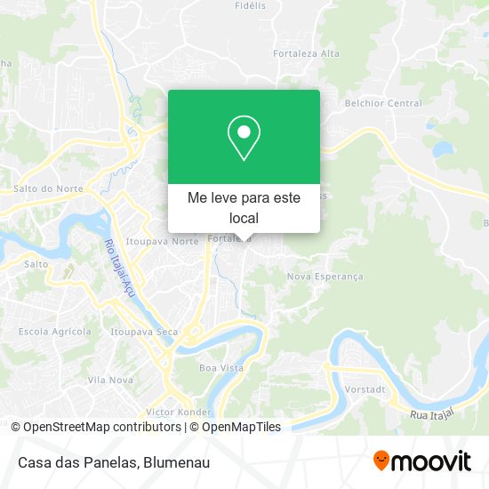 Casa das Panelas mapa