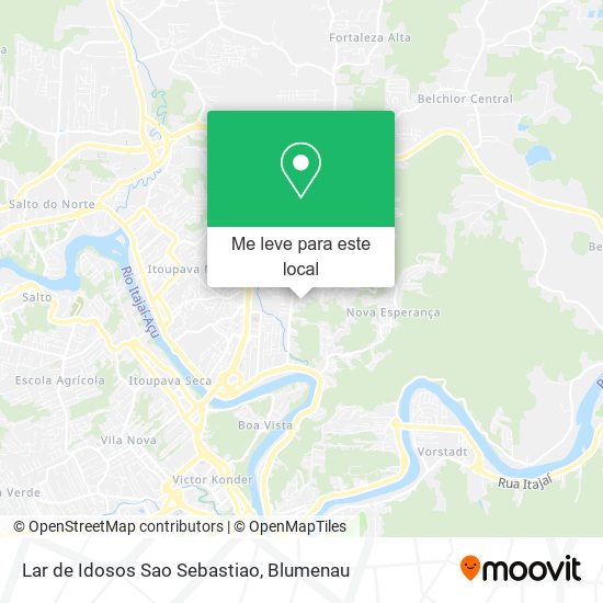 Lar de Idosos Sao Sebastiao mapa