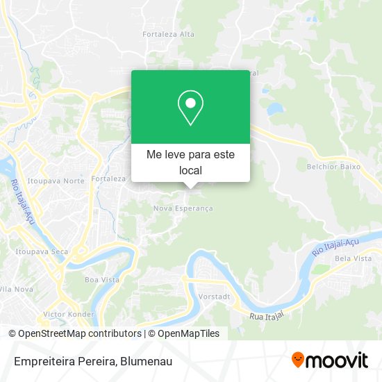 Empreiteira Pereira mapa